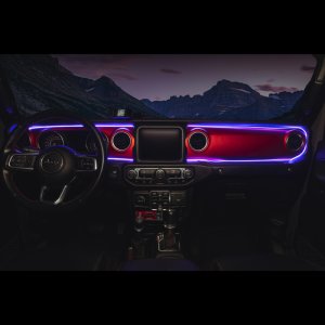 Jeep Wrangler JL LED Dash Strip Kit - Interior - ORACLE Lighting - Dynamic ColorSHIFT - `18-`23